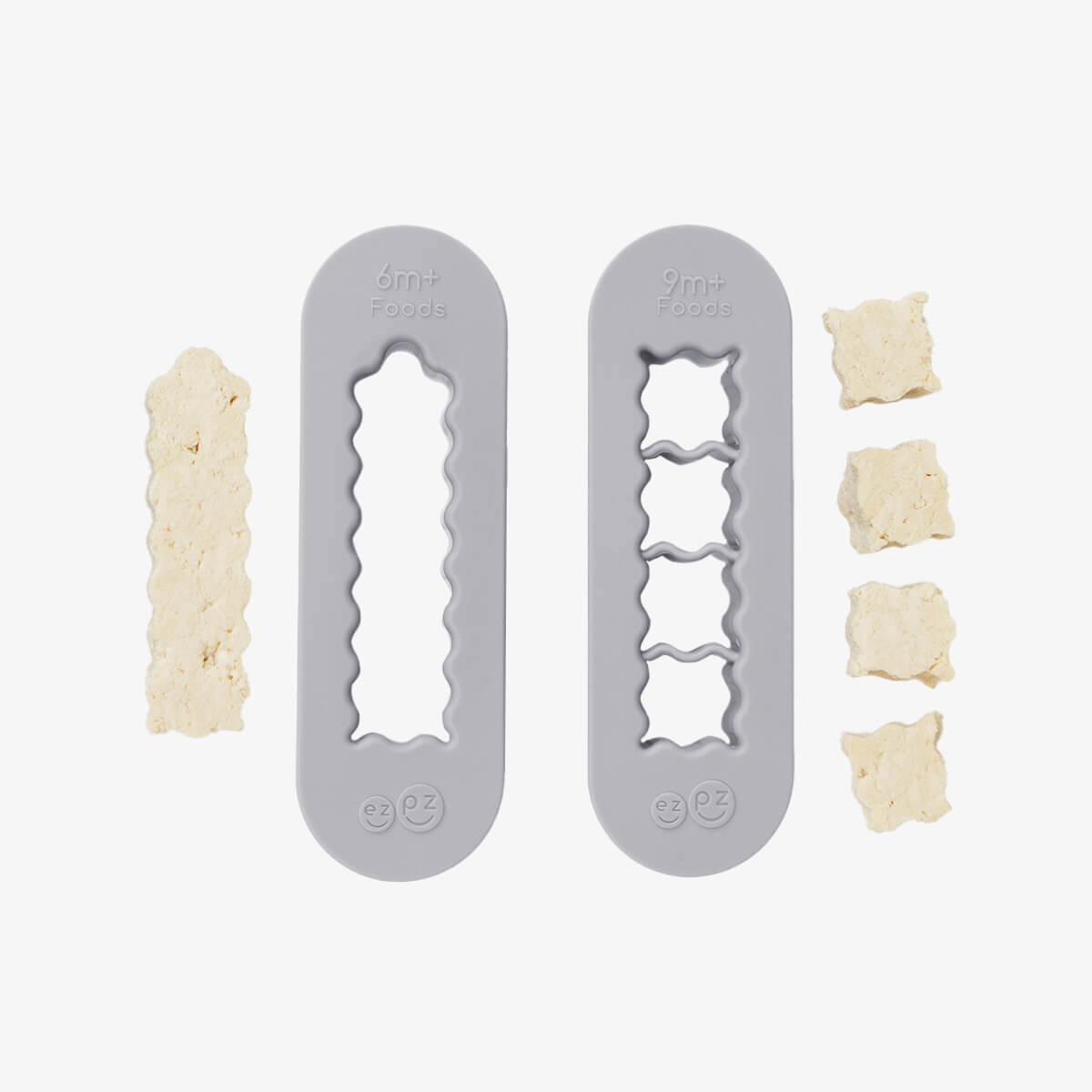 ezpz BLW Prep Practice Bundle Esslern-Set Pewter 2-teilig