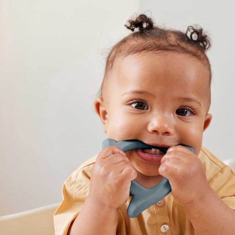 Everyday Baby Teething Rings Beißring Silikon 2er-Pack Gelb Lila