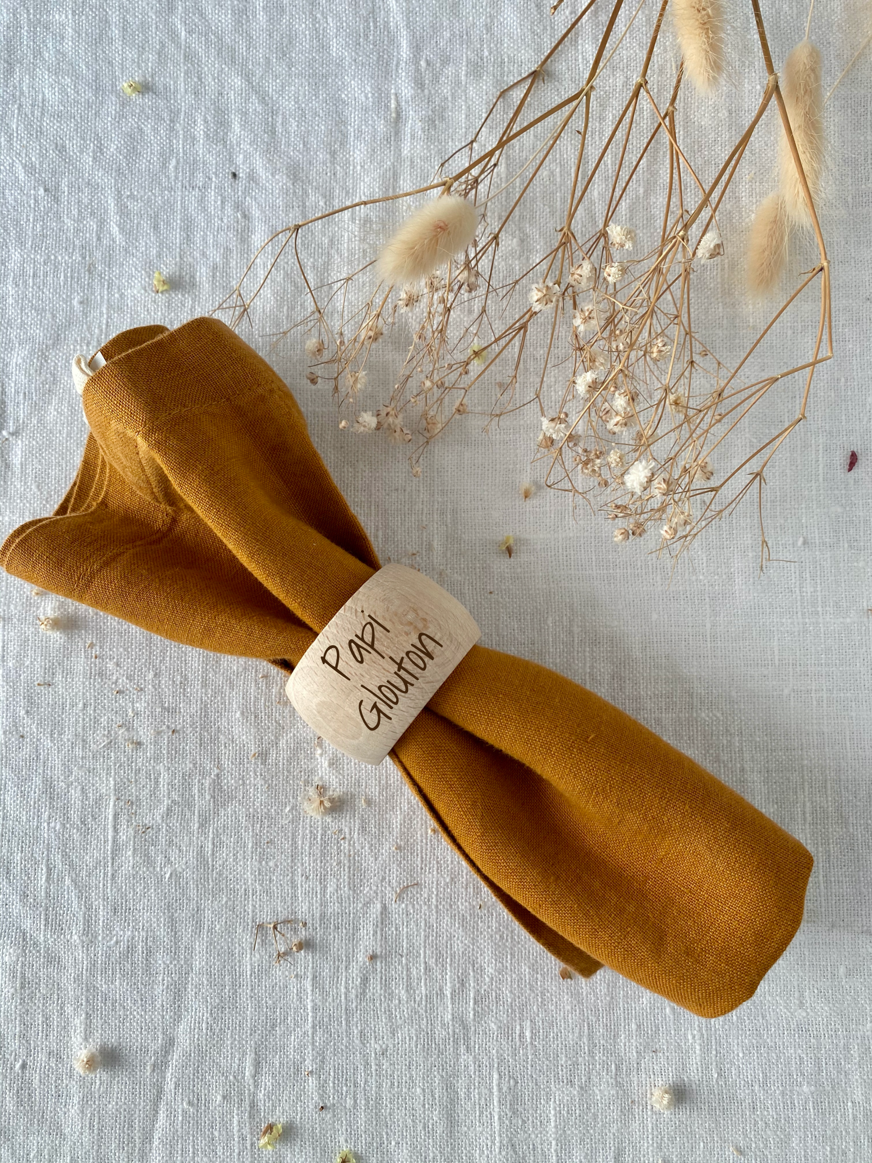 Les Petits Citrons Le Repas Serviettenring Holz 4,2cm graviert