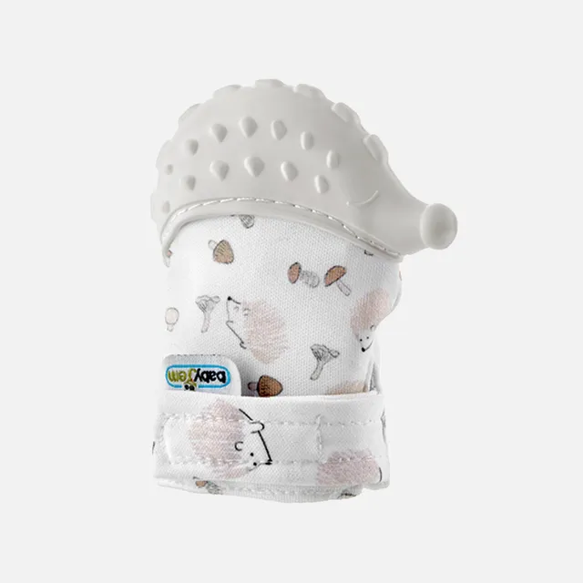 BabyJem Oyuncak Beißhandschuh Igel Zahnungshilfe Stoff