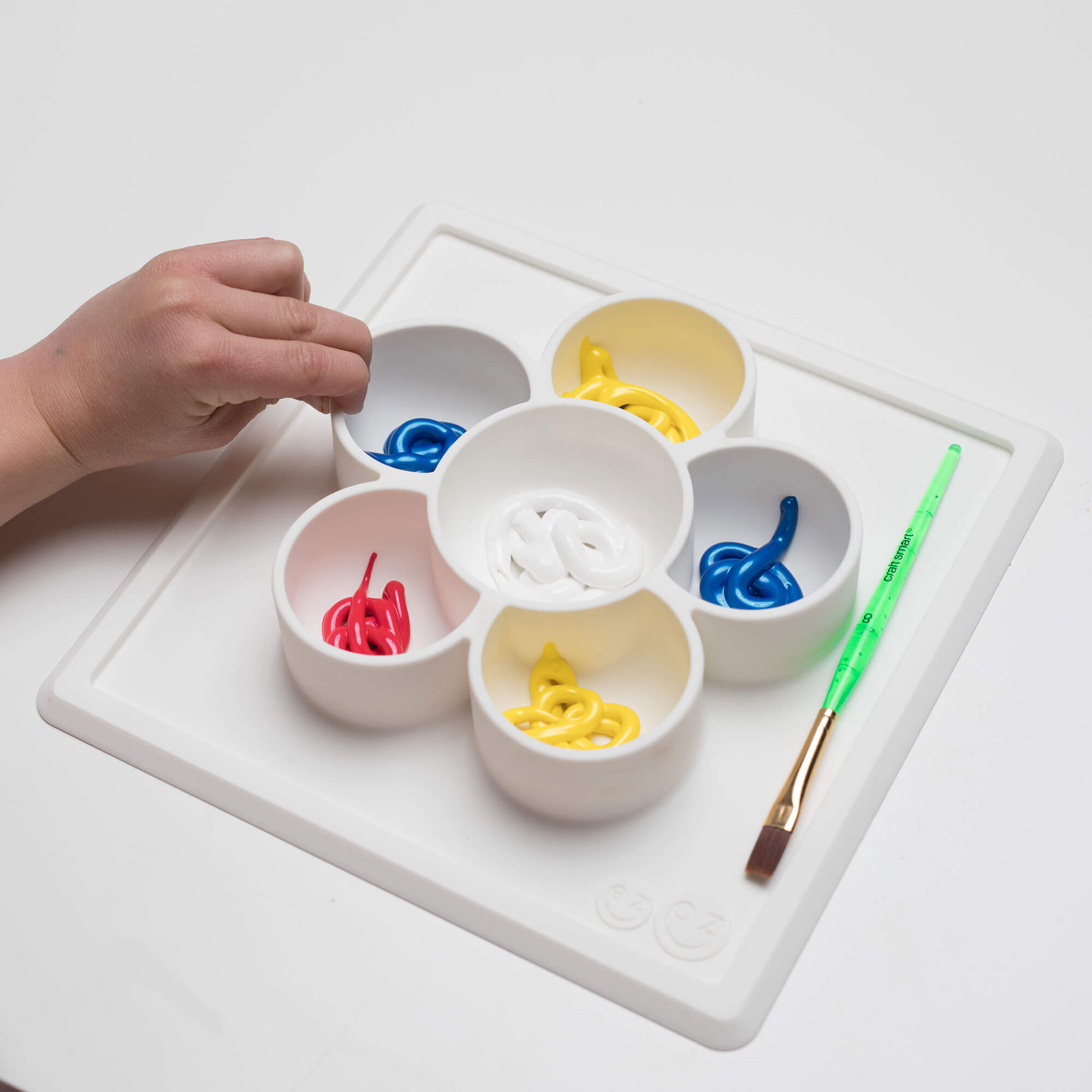ezpz Accessories Mini Play Mat Bastelmatte Silikon Salbei