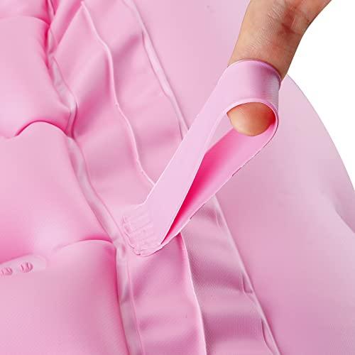 PandaEar Babybadewanne Aufblasbar Pink 0-36 Monate Pumpe