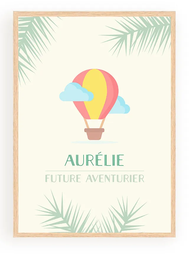 Les Petits Citrons La Papeterie Berufe Poster Pompier A4 Rahmen