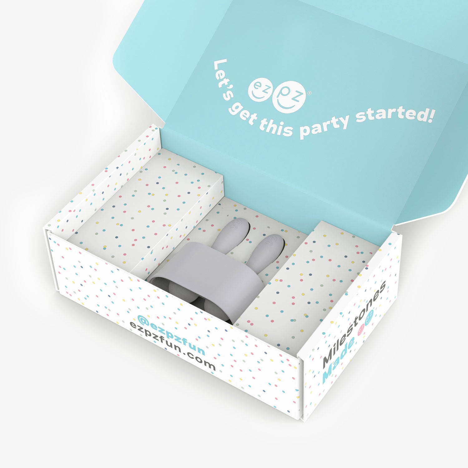 ezpz Kit 1 Prepare Starting Solids Beikostset Silikon Pewter
