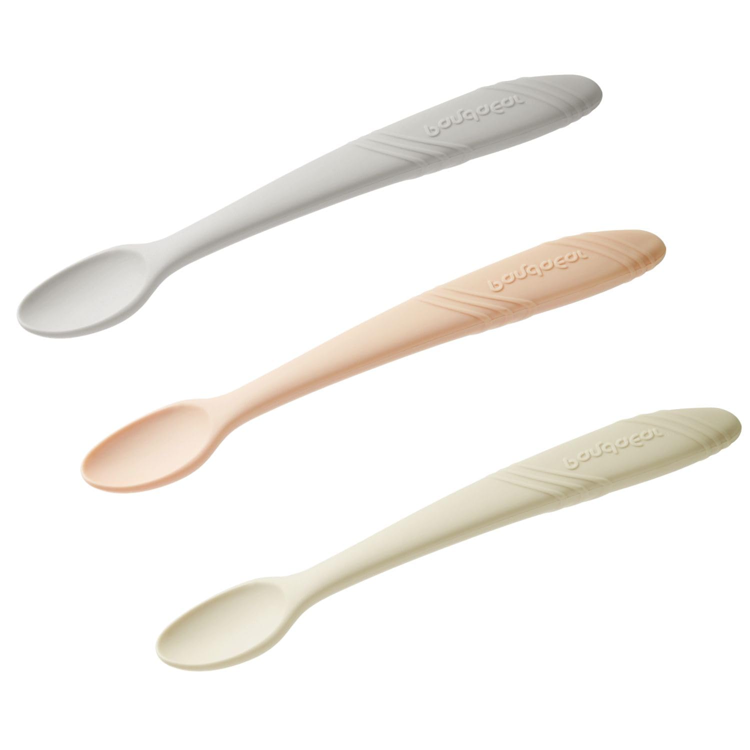 PandaEar Utensils Baby Löffel 7er-Set Silikon weich