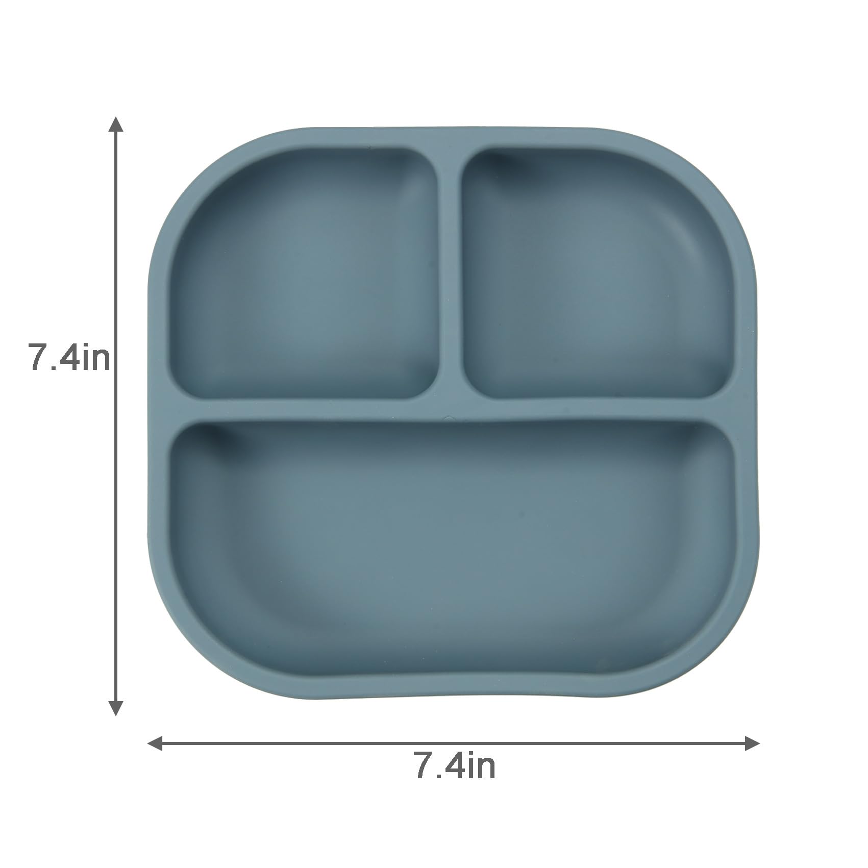 PandaEar Feeding Set Silikon Teller Löffel 6-teilig Bunt