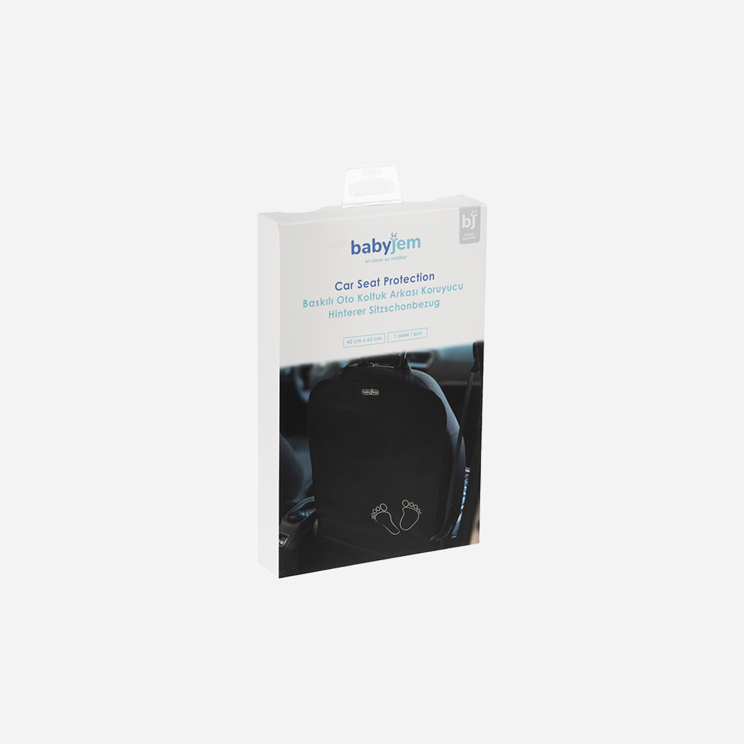 BabyJem Seyahat Sitzschutz Auto Rückenlehne Motiv