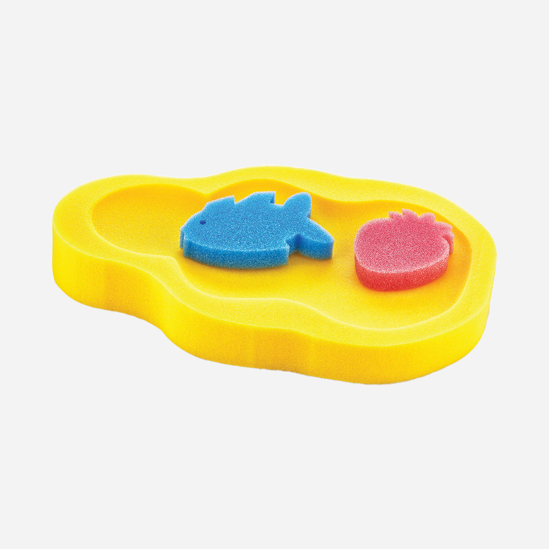 BabyJem Banyo Badeschwamm Baby Wannen-Einlage