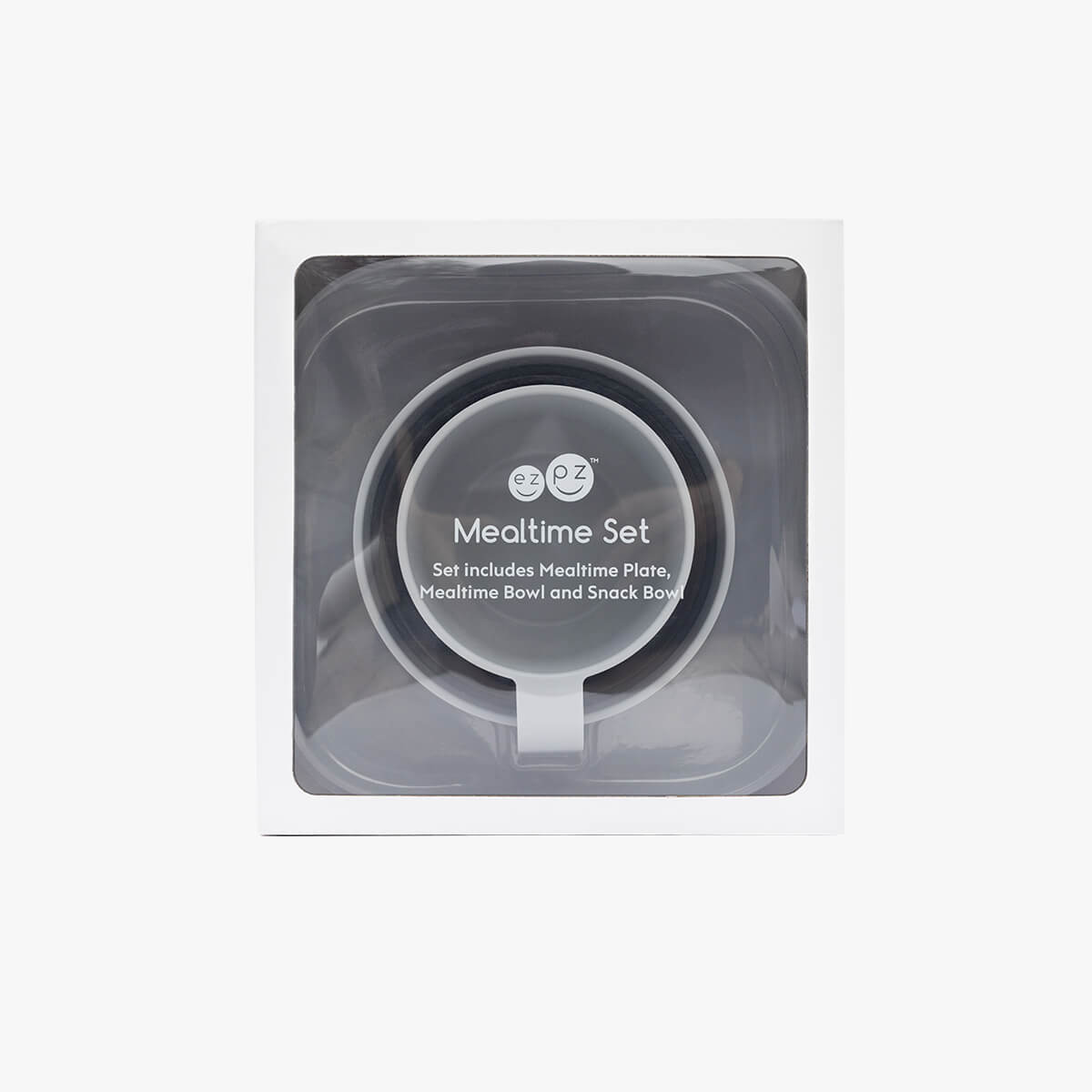 ezpz Basics Mealtime Set Geschirr 3tlg Pewter