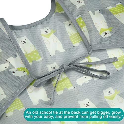 PandaEar Bibs Ärmellätzchen 3er Pack 12-48 Monate