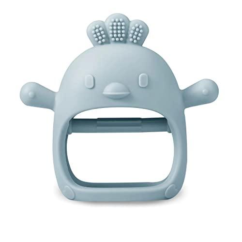 PandaEar Teethers Beißring 2er Pack Blau Rosa