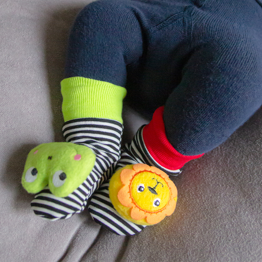 BabyJem Oyuncak Rasselsocken Armband bunt