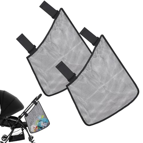 PandaEar For Mom Kinderwagen Organizer Netz 2er schwarz