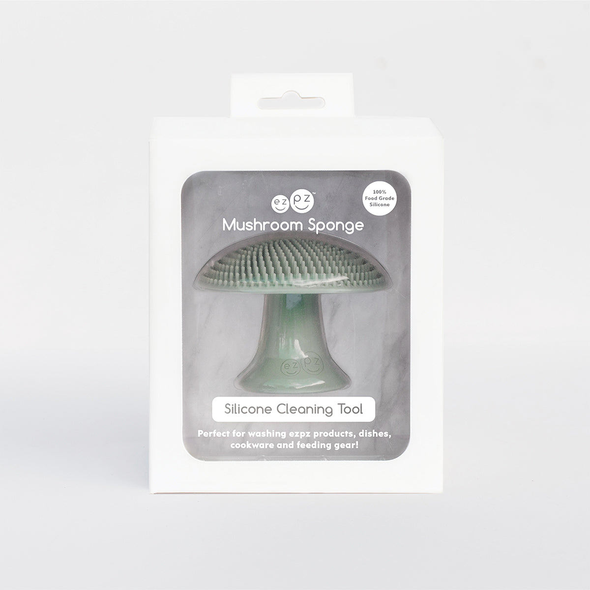 ezpz Cleaning Mushroom Sponge Silikonschwamm Grau geruchsneutral