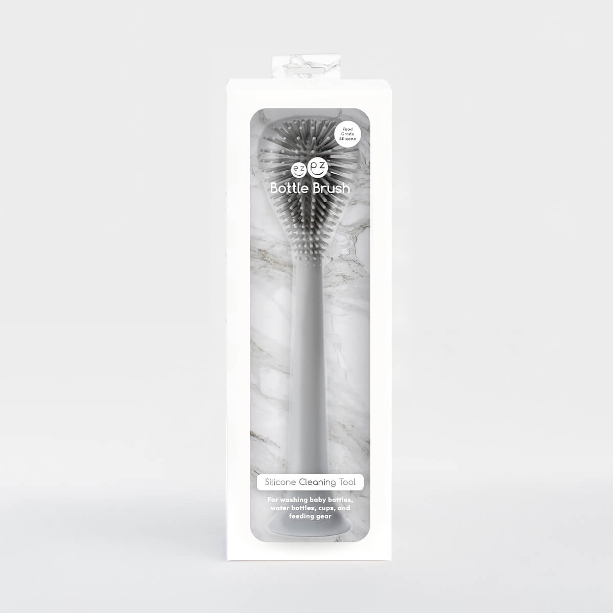 ezpz Cleaning Bottle Brush Flaschenbürste Grau Silikon