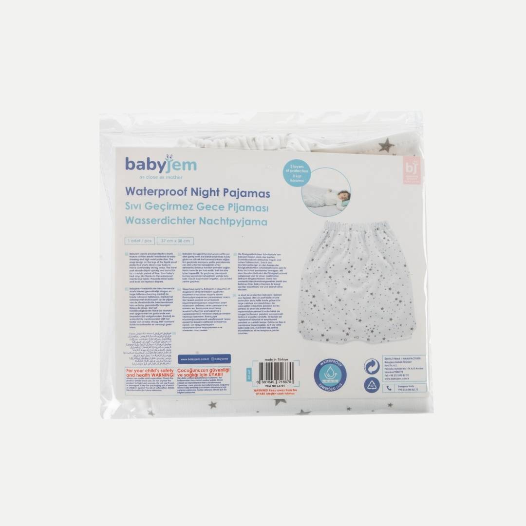 BabyJem Anne Nachtpyjama flüssigkeitsdicht Baumwolle