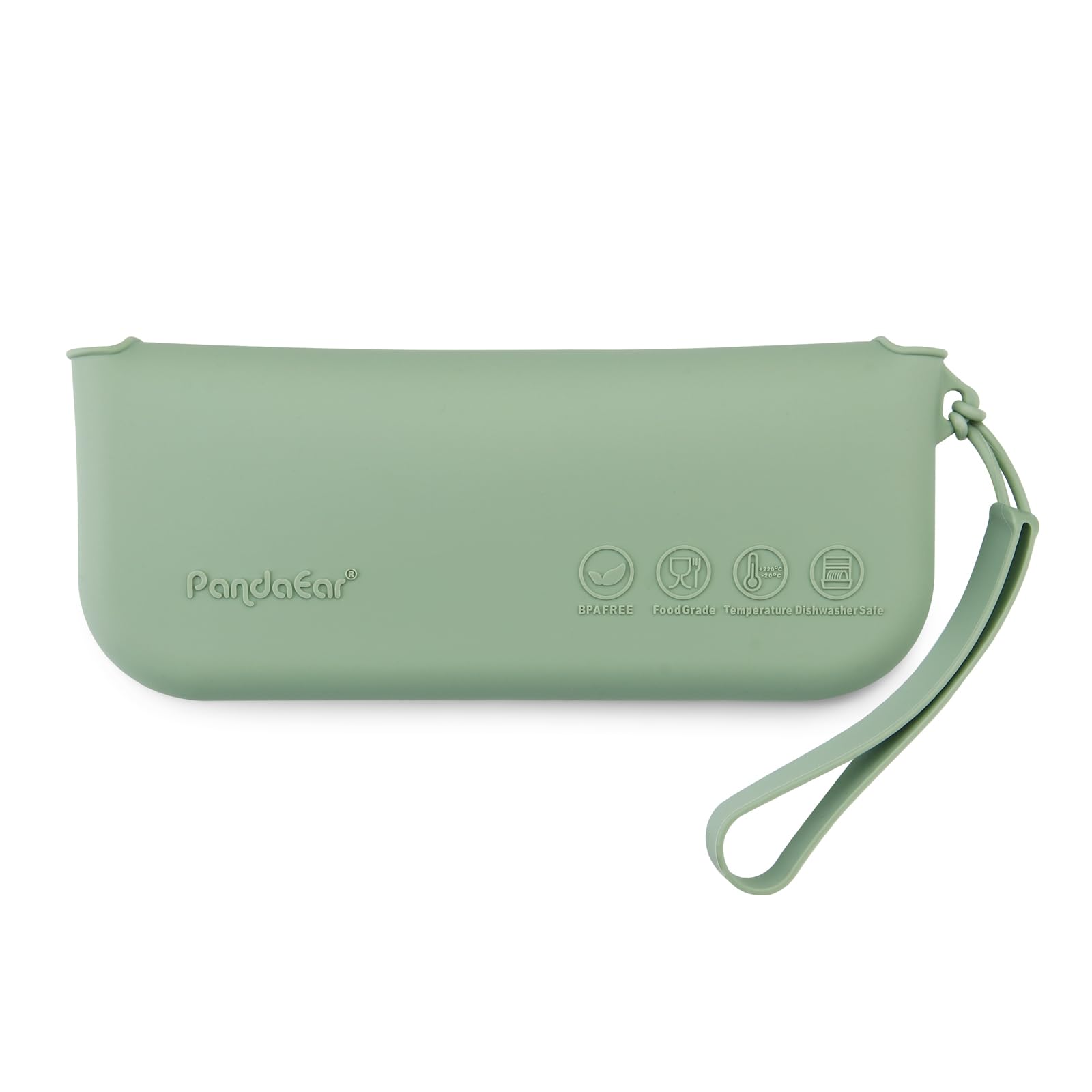 PandaEar Utensils Bestecktaschen Silikon 3er Pack Reise
