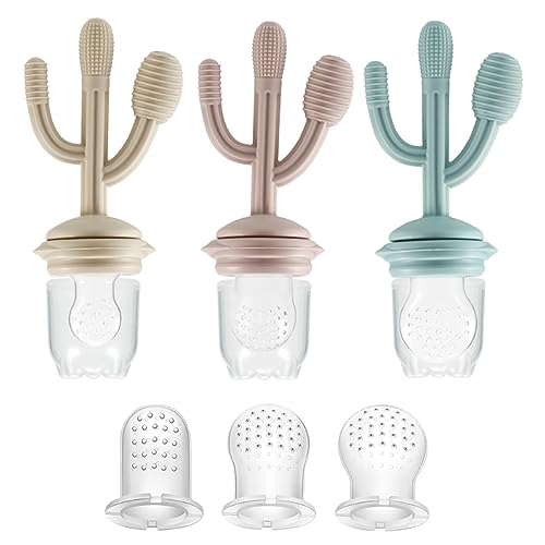 PandaEar Pacifiers Fruchtsauger Silikon 3er Rosa