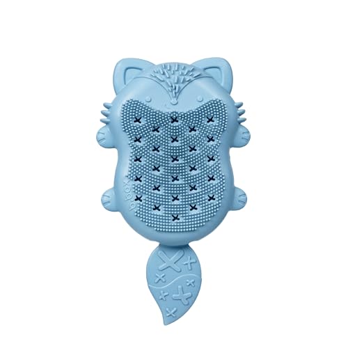 b.box Baby Badebürste Silikon mit Schwamm und Saugnapf