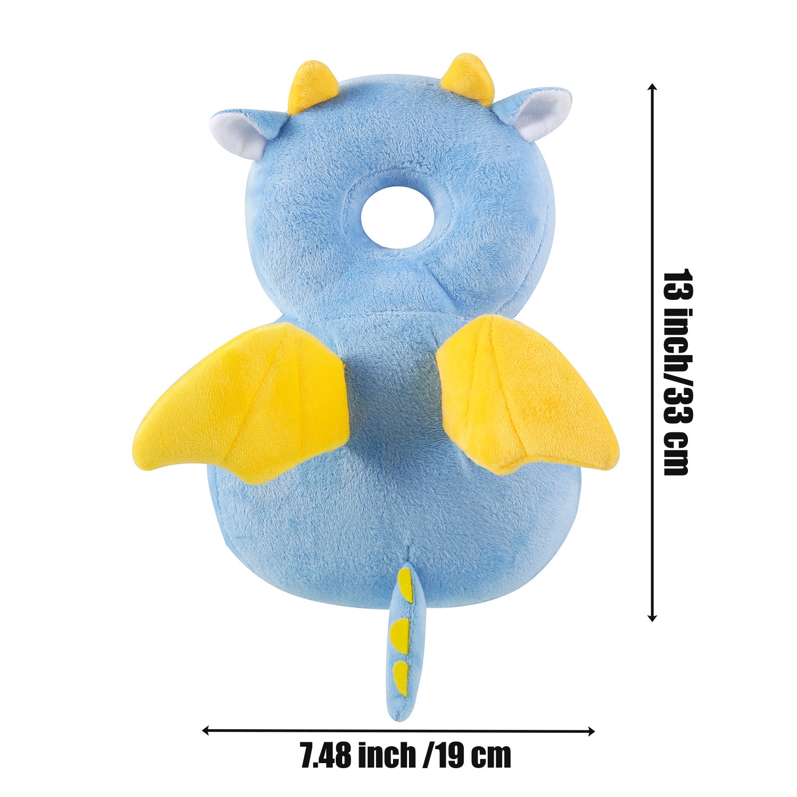 PandaEar Safety Kopfschutz Rucksack Baby Blau