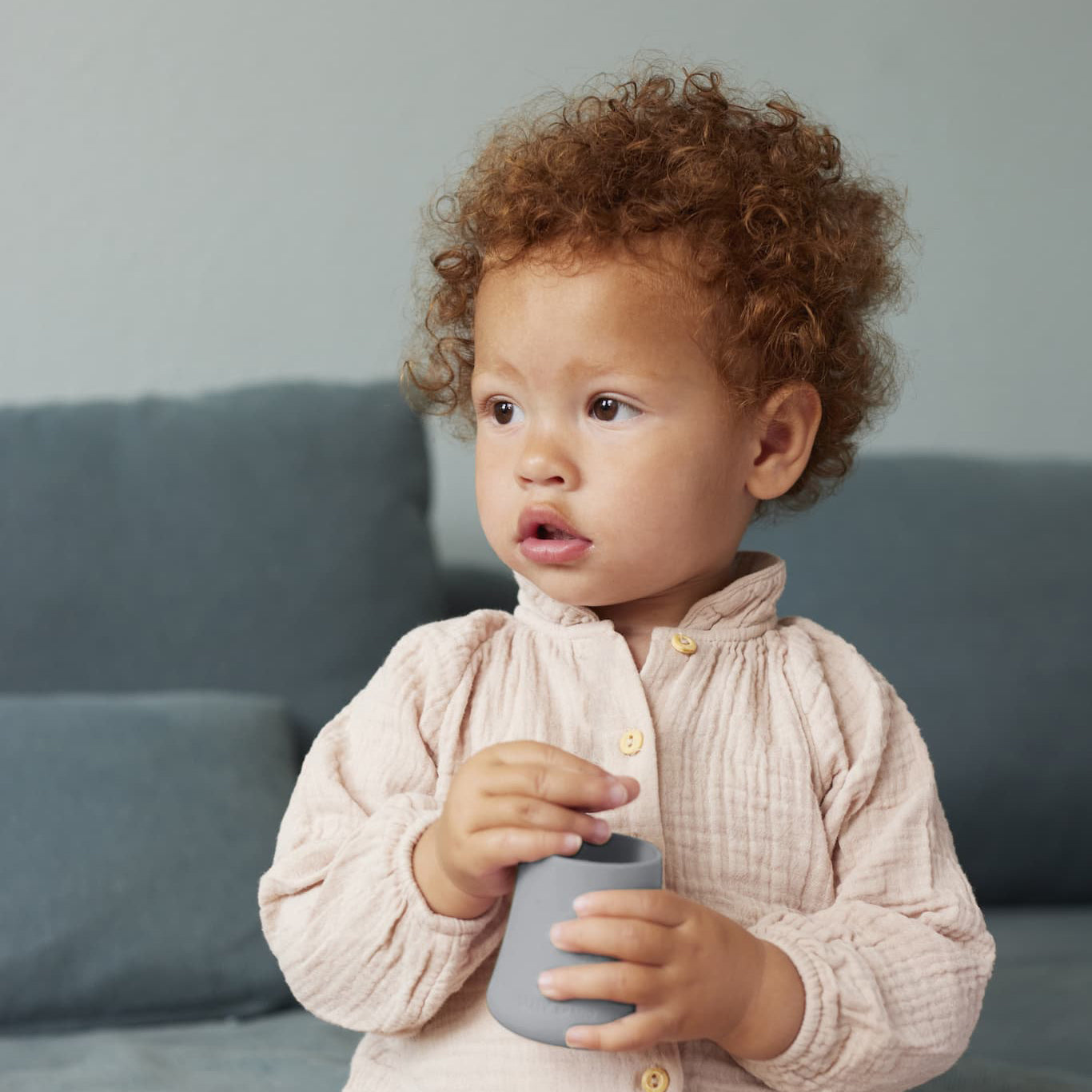 Everyday Baby Tableware Silikonbecher 2er Quiet Grey
