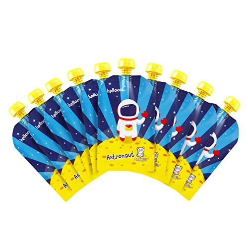 PandaEar Food Pouches Quetschbeutel 180ml 10er Astronaut