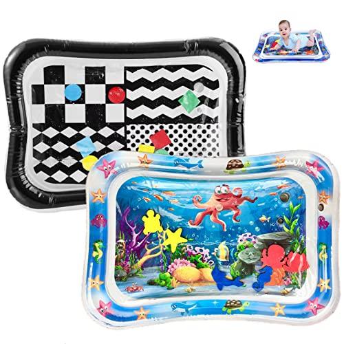 PandaEar Wassermatte Tummy Time Spielmatte PVC 66 cm