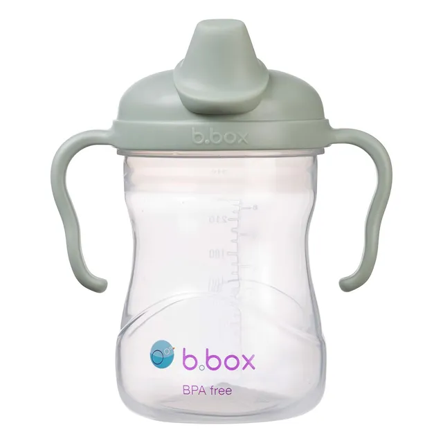 b.box Sippy cups Schnabeltasse Salbeigrün 240 ml auslaufsicher