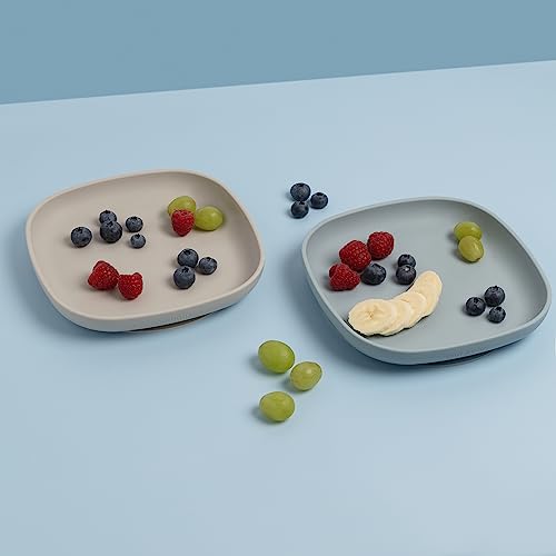 ana baby Weaning Saugteller Silikon 2 Stück BPA-frei