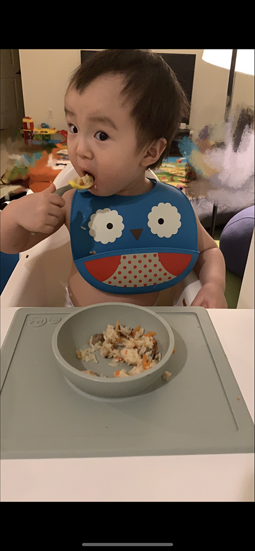 ezpz Happy Collection Happy Bowl Saugnapf-Schüssel 5er Grau