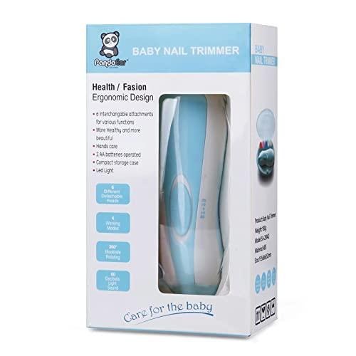 PandaEar Grooming Elektrische Nagelfeile Baby Blau Set