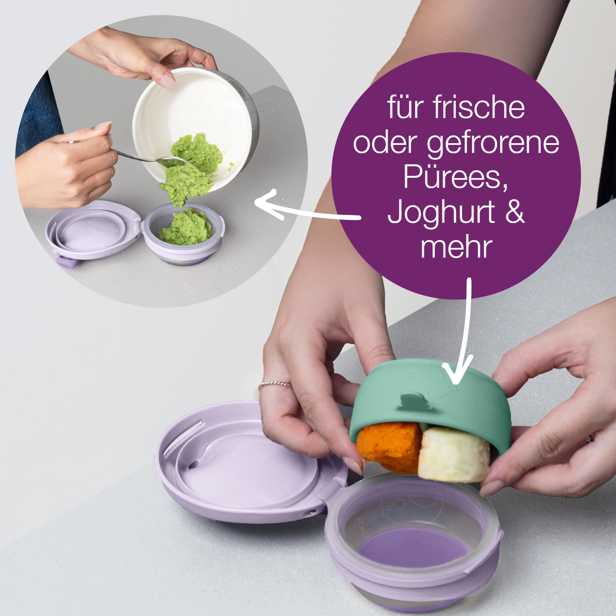 b.box Fill+Feed Silikon Quetschbeutel 110 ml ab 4 Monate
