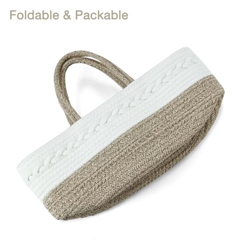 PandaEar Nursery Windelorganizer Baumwolle braun