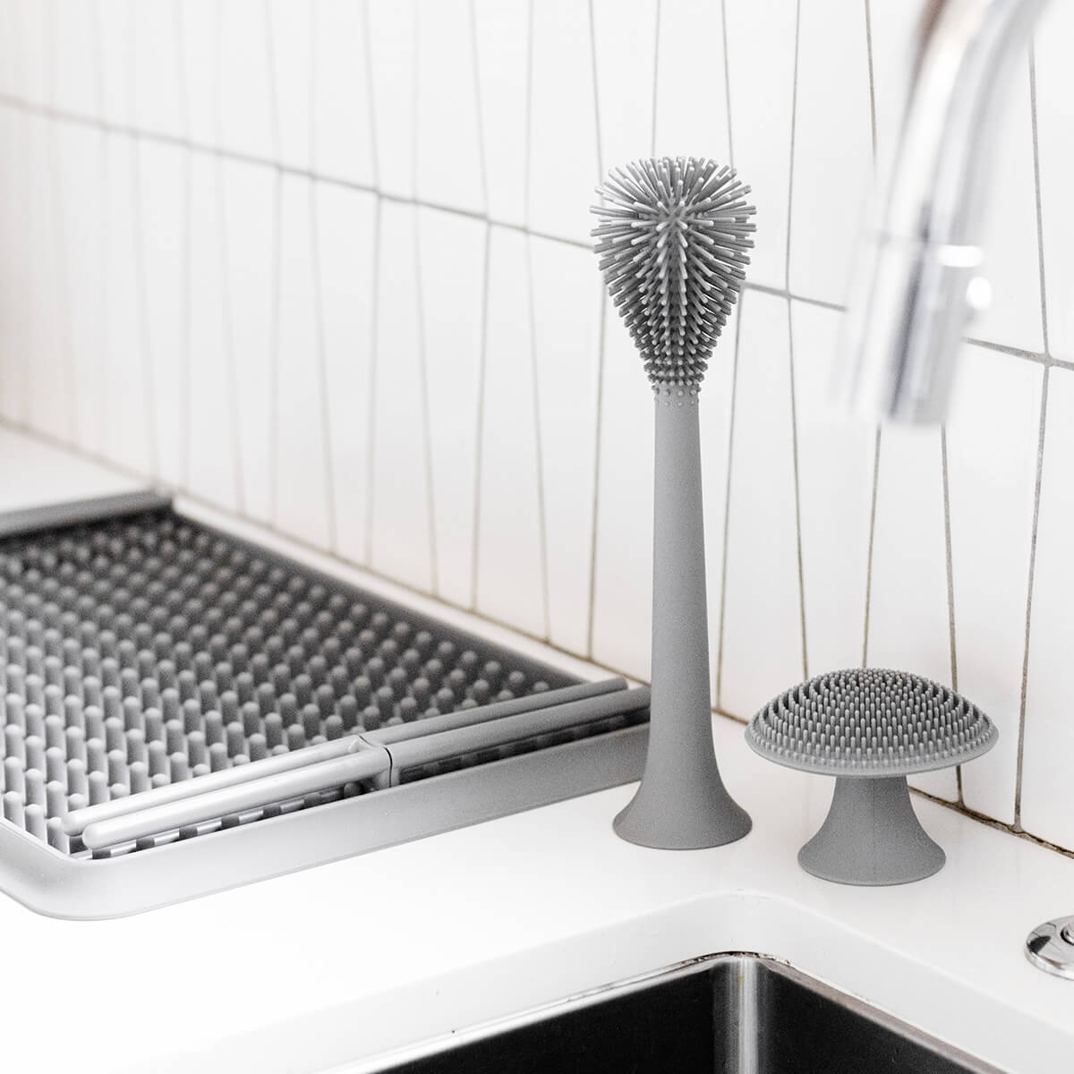 ezpz Cleaning Bundle Reinigungsset Salbei 3-teilig Silikon