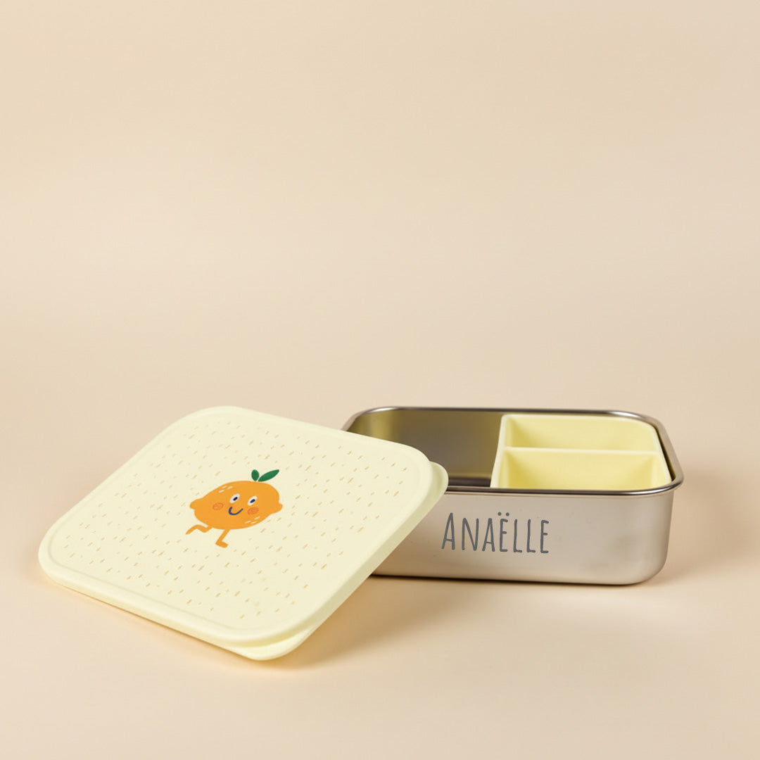 Les Petits Citrons Le Repas Ysée Lunchbox Edelstahl mit Namen