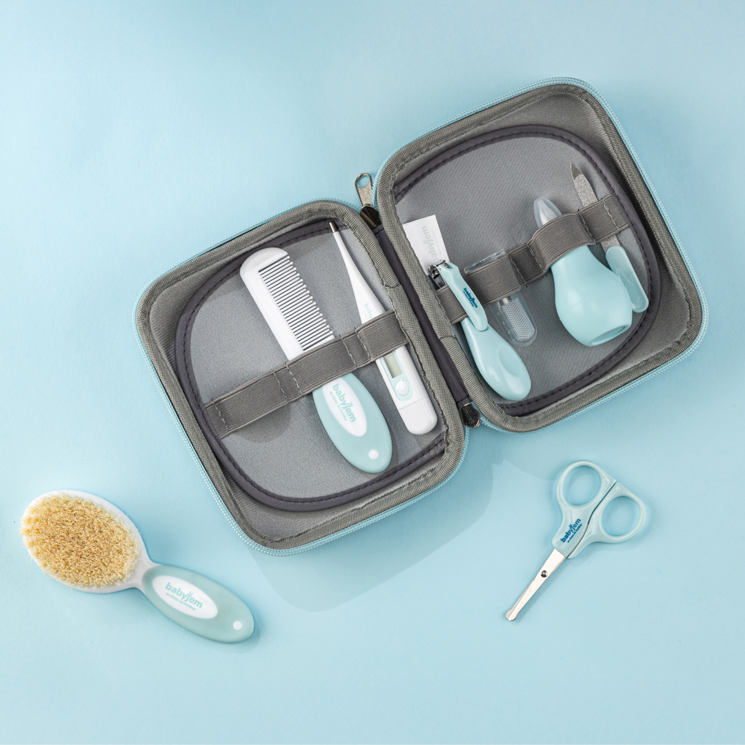 BabyJem Banyo Baby Pflegeset 9-teilig mit Tasche