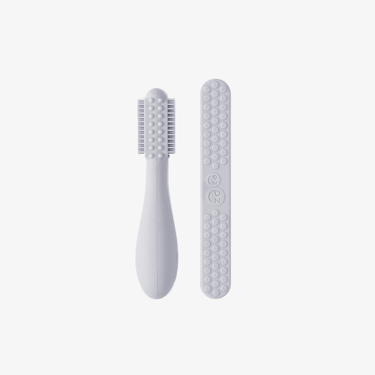 ezpz Pre-Feeding Baby-Led Zahnbürste Pewter Mundpflege