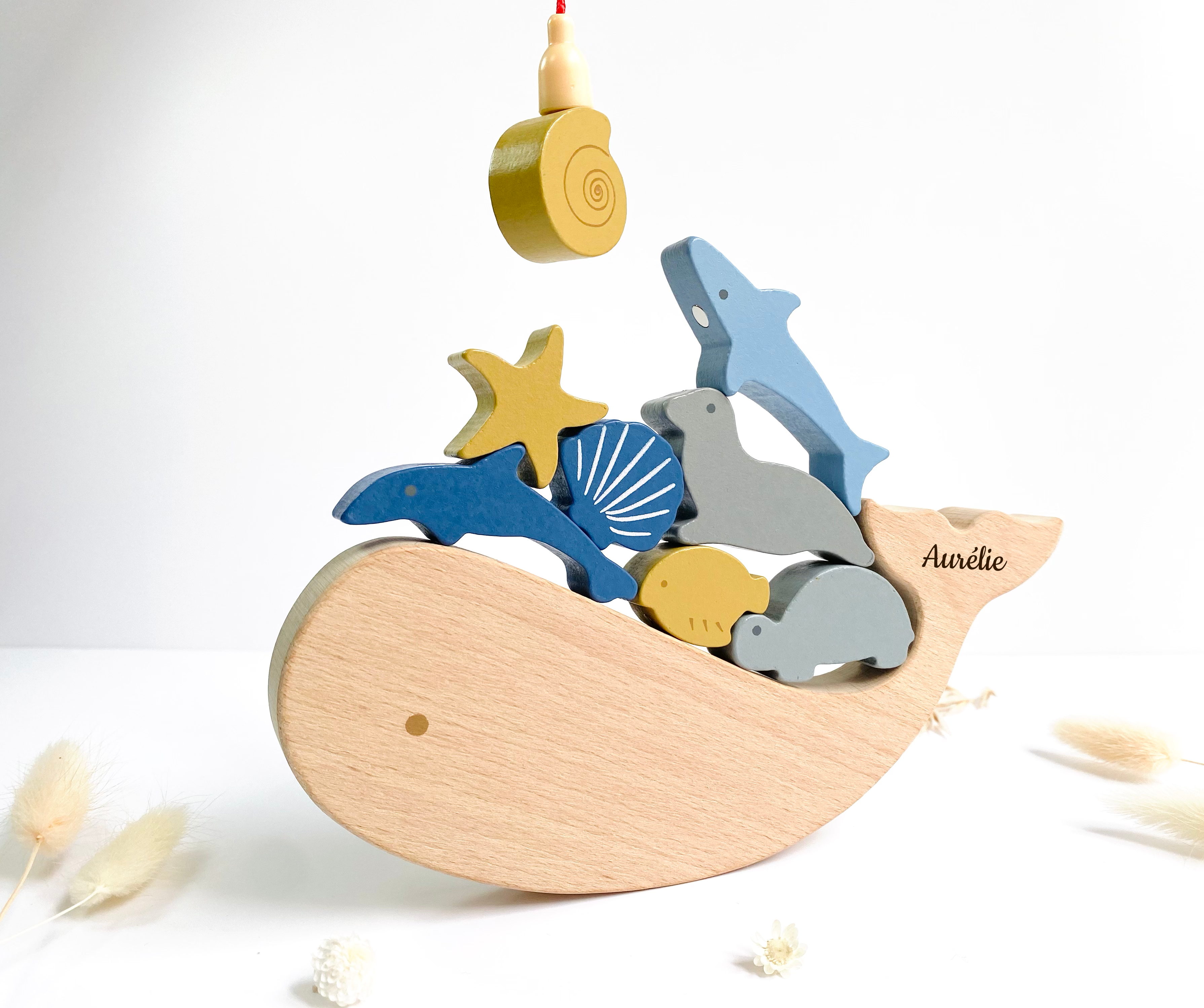 Les Petits Citrons Le Jeu Barnabé Angelspiel Holz magnetisch