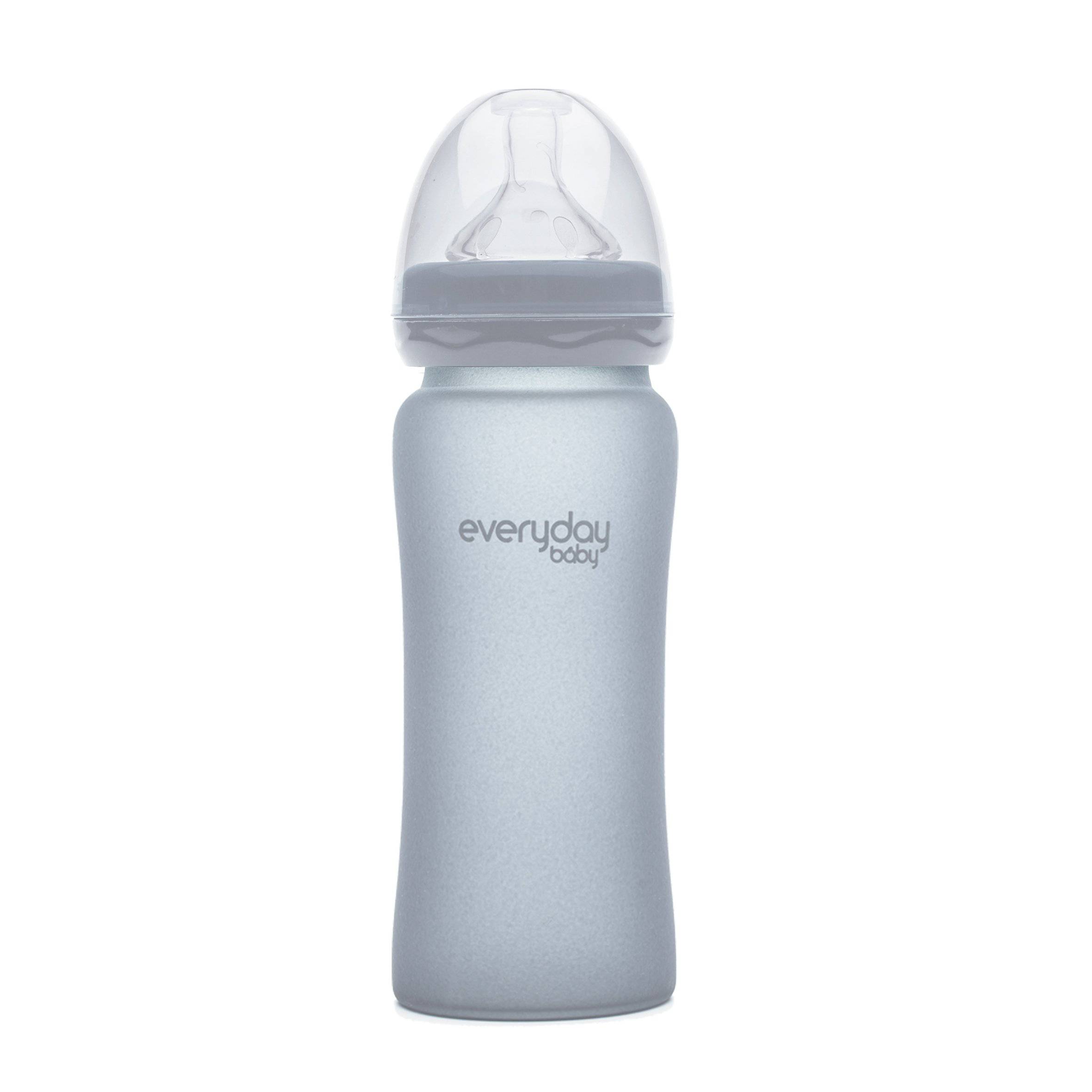 everyday baby Glass Bottles Glasflasche 300 ml Mint Green Silikon