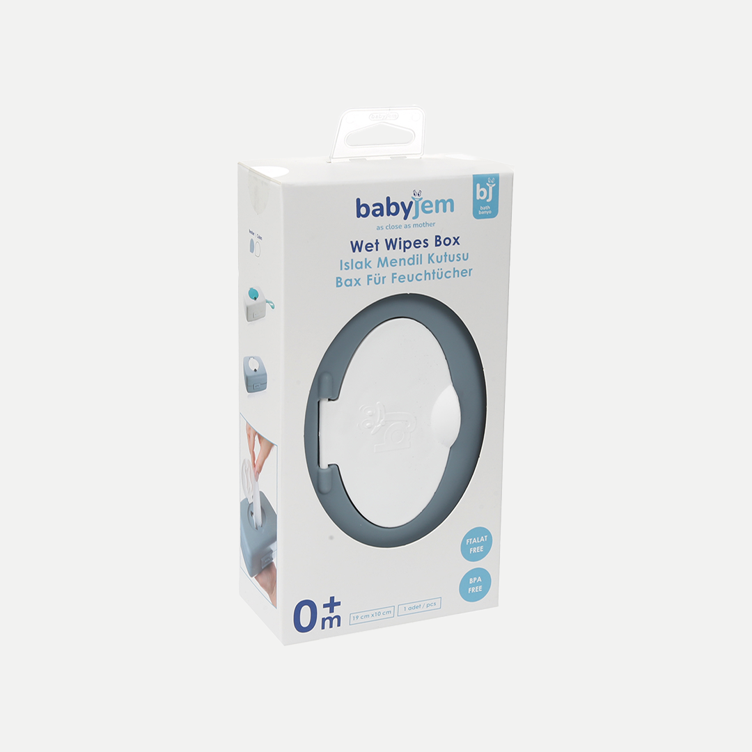 BabyJem Banyo Feuchttücherbox Kunststoff mit Deckel