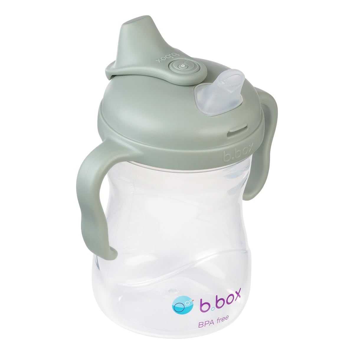 b.box Sippy cups Schnabeltasse Salbeigrün 240 ml auslaufsicher