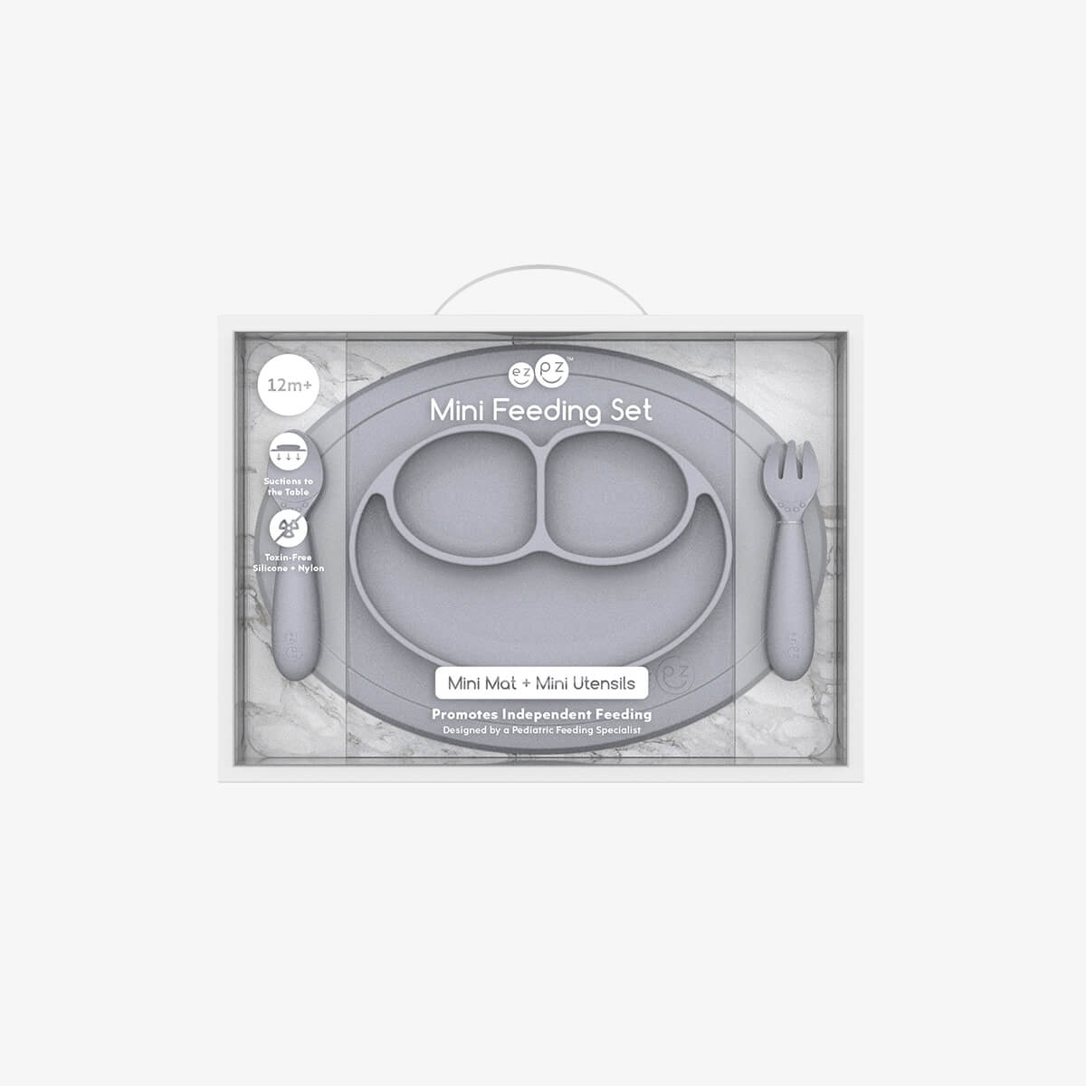 ezpz Mini Feeding Set Silikongeschirr 5er-Pack saugfest