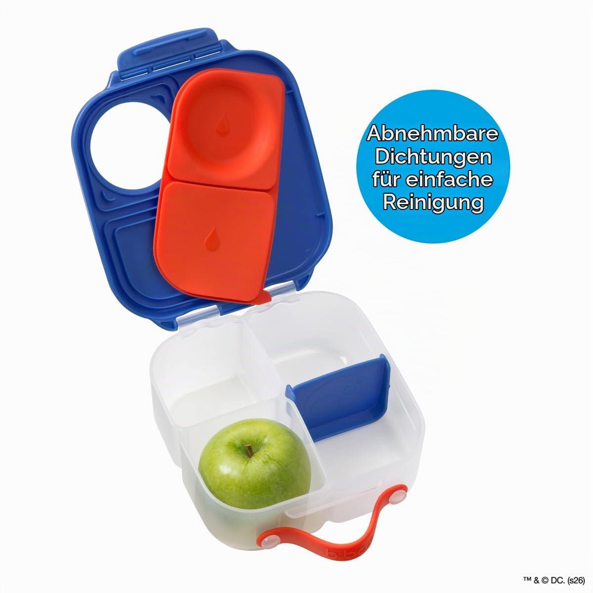 b.box Mini Lunchbox Bento Brotdose 3 Fächer auslaufsicher