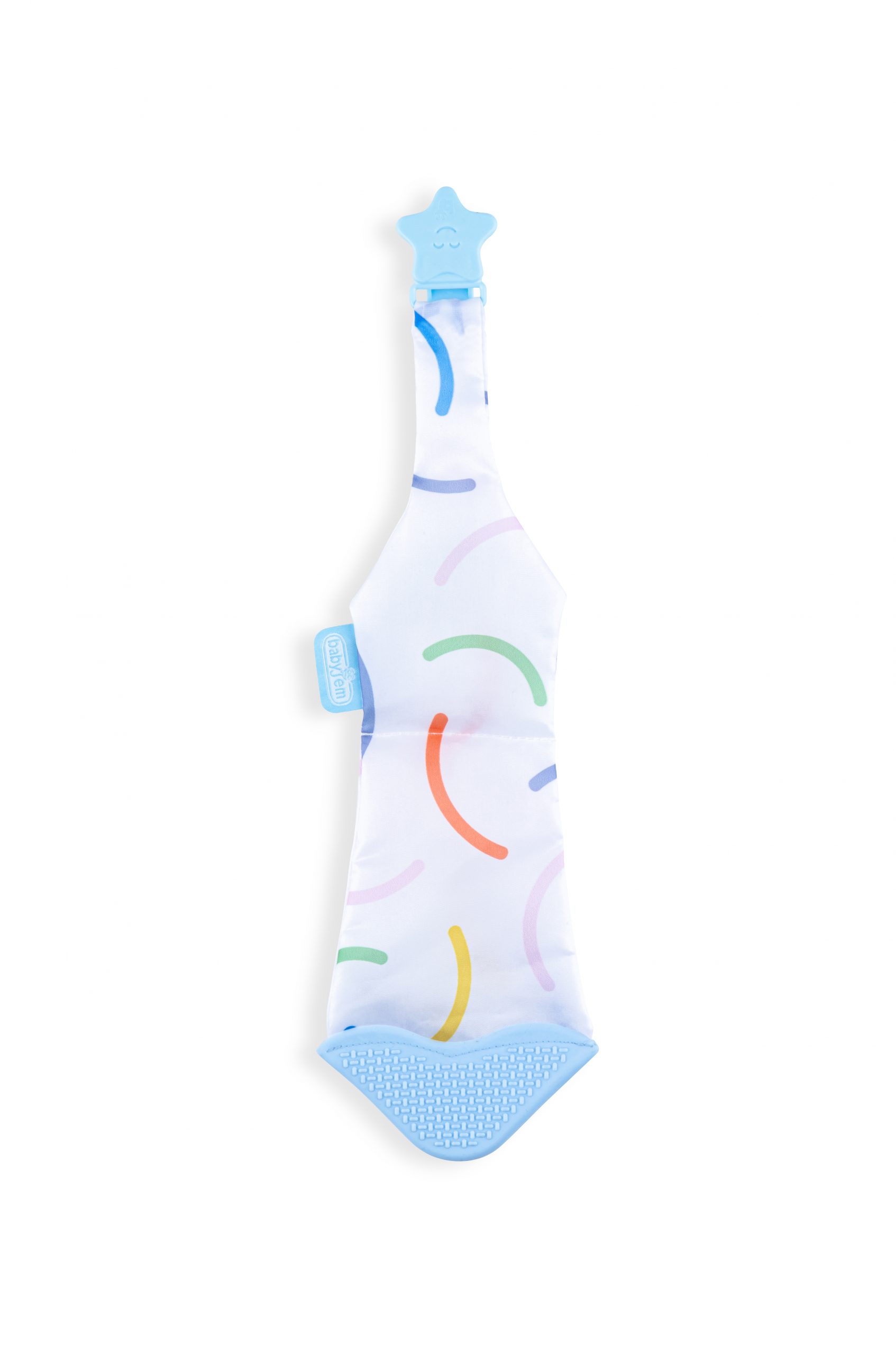 BabyJem Beslenme Lätzchen Krawatte mit Beißring BPA-frei
