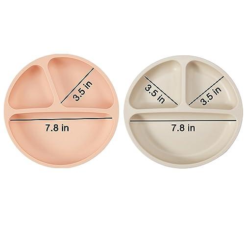 PandaEar Feeding Set Saugteller 6-tlg Silikon BPA-frei