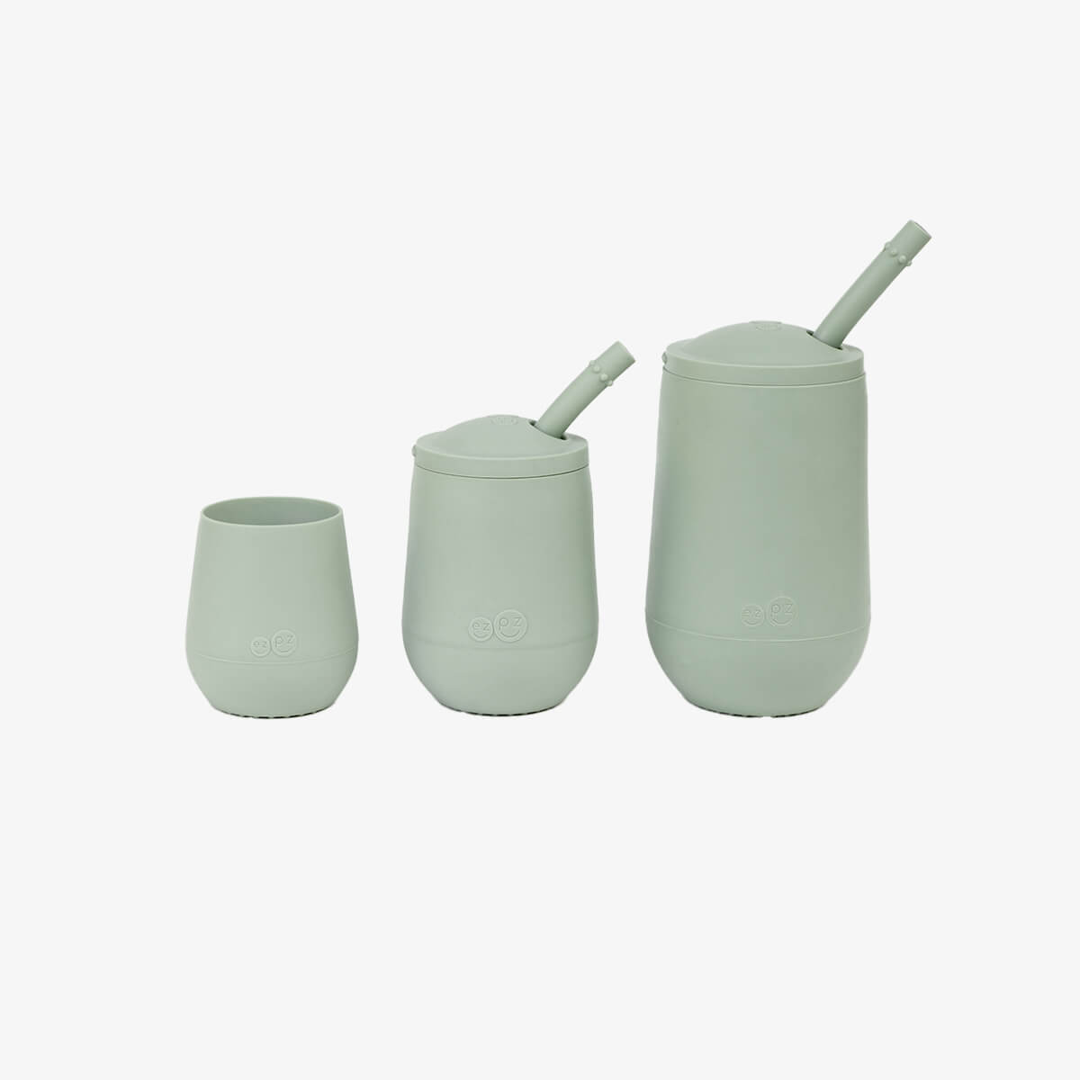 ezpz Basics Collection Developmental Cup Set 5-Pack Blush Silikon