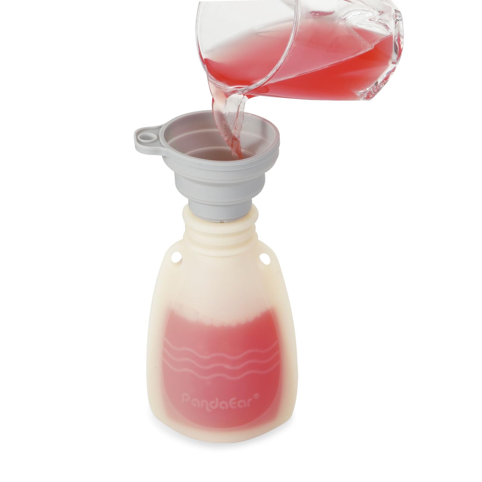 PandaEar Food Storage Quetschbeutel Silikon 7er-Set 156 ml