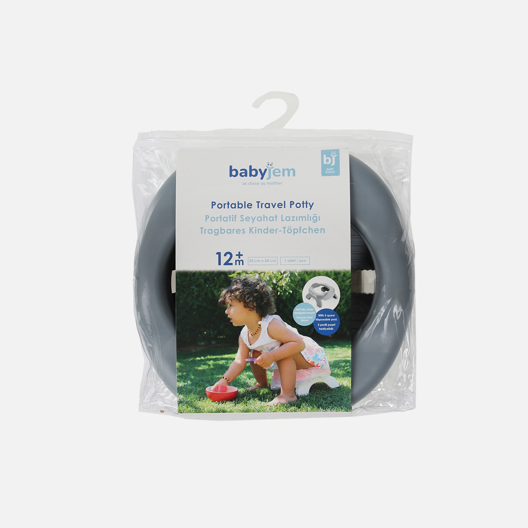 BabyJem Banyo Reisetöpfchen faltbar mit 5 Beuteln ab 15 Monate
