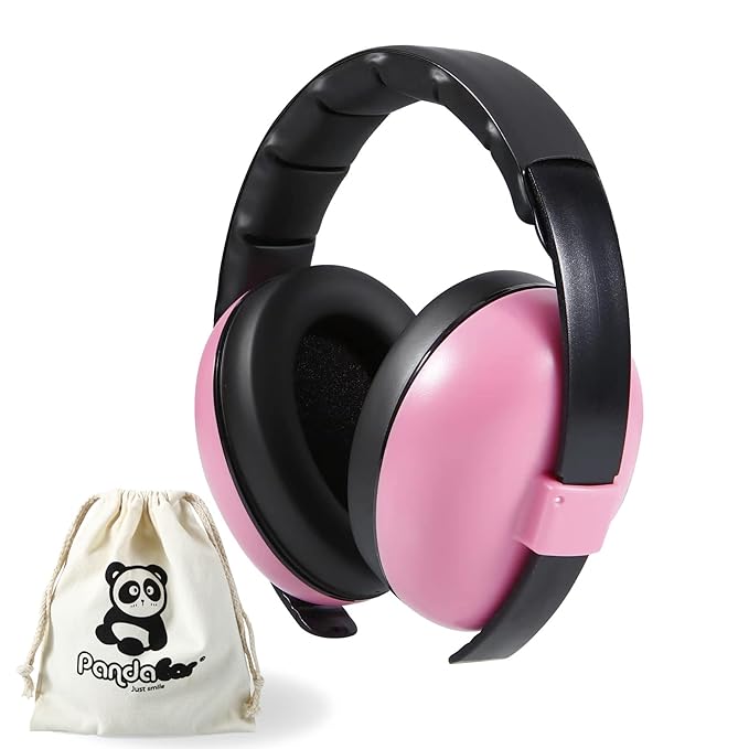 PandaEar Safety Baby Gehörschutz Kopfhörer Blau verstellbar