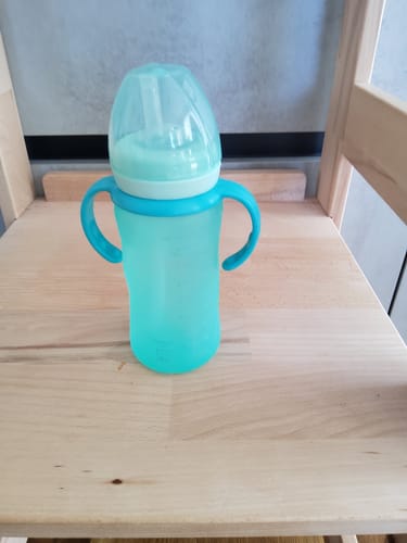 Everyday Baby Glass Bottles Strohhalmflasche Glas 240 ml Mint Green